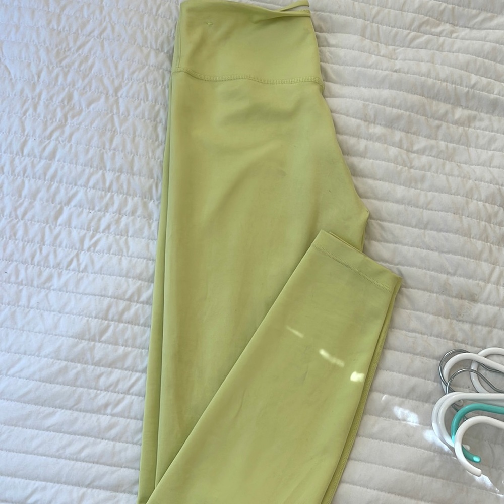 Like green Nike leggings size medium